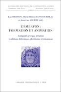 Embryon, formation et animation (L')